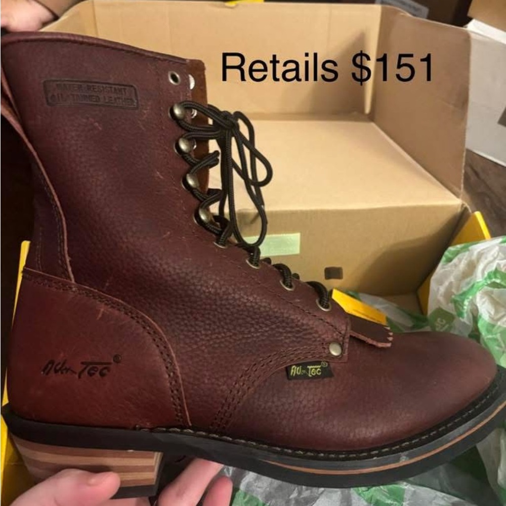 ADT women’s Dark Brown Leather Boots